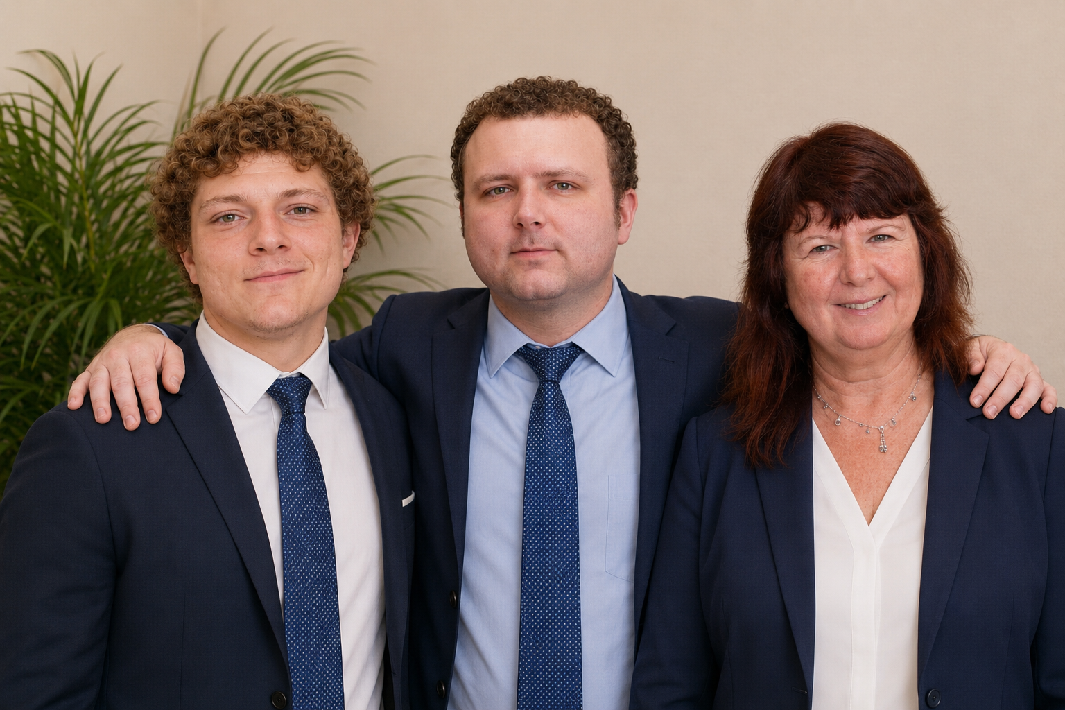 Derrick Oehler, Richard Oehler and Gina Byrd of Gina Byrd CPA PA